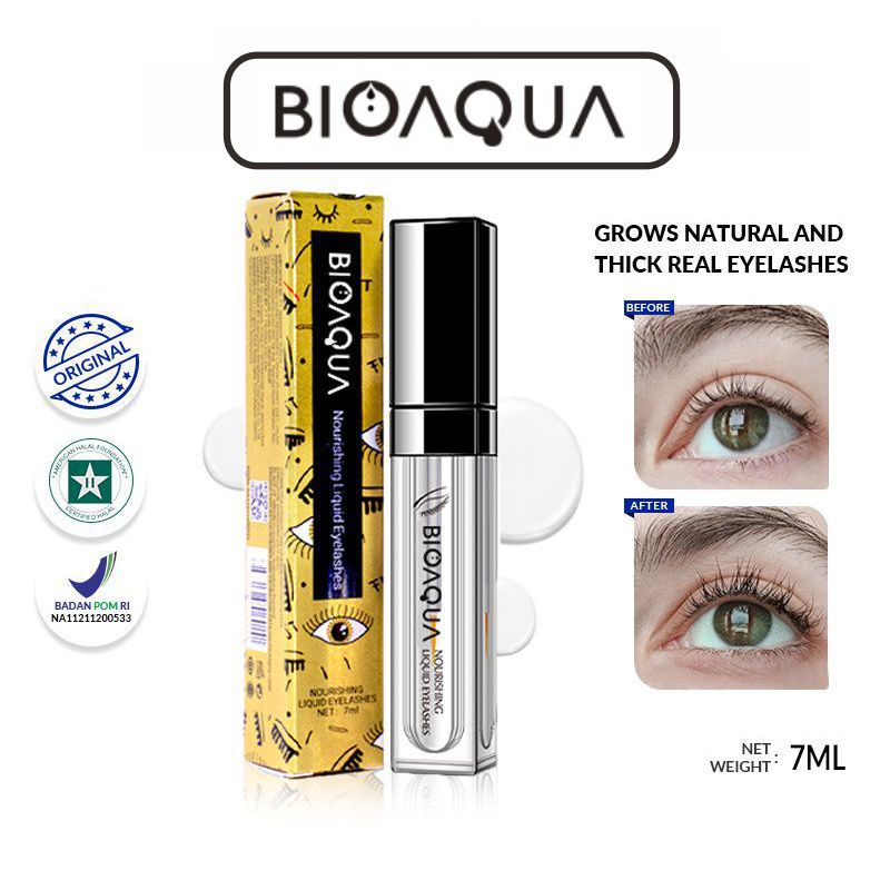 READY BIOAQUA EyeLash Serum Bulu Mata dan Alis BPOM Halal 7ml Pelentik Bulu Mata Serum Penumbuh Bulu Mata dan Alis