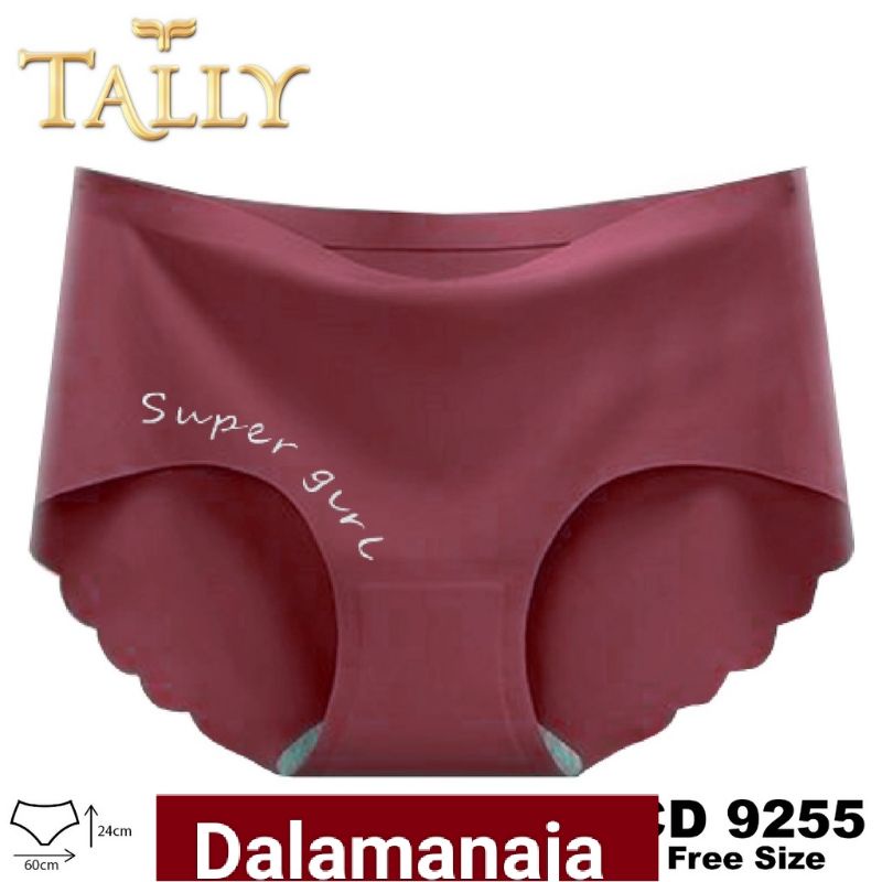 TALLY Celana dalam wanita Seamless 9255 free fit to L-XL Tanpa Jahitan