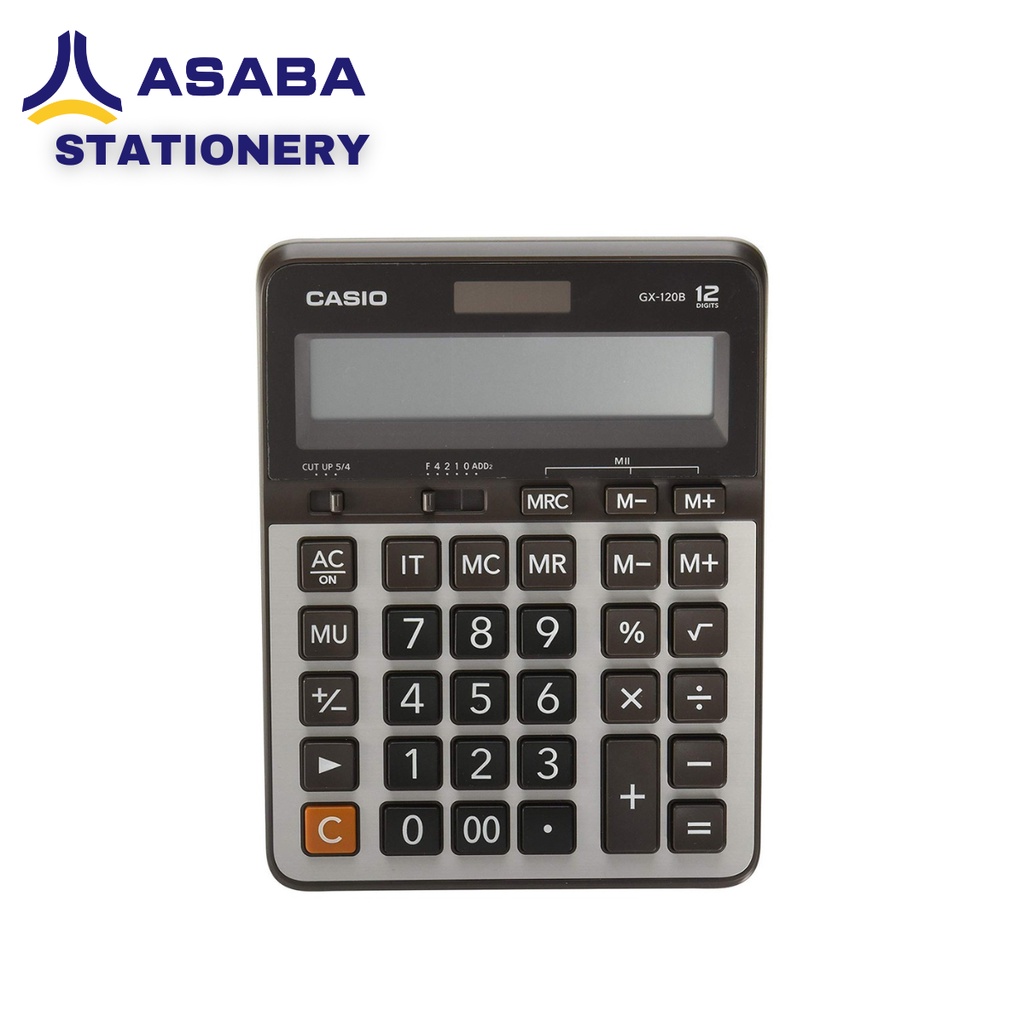 

Asaba Stationery - Kalkulator Toko/Dagang Casio GX-120B