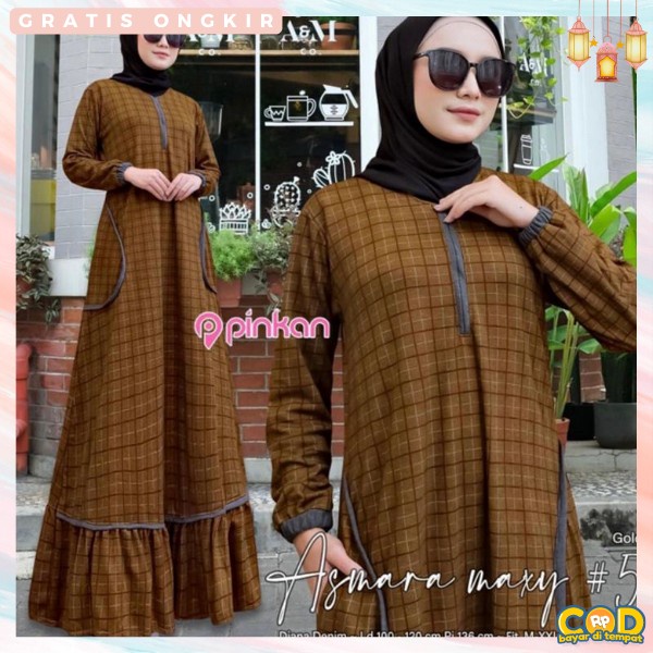Gamis Wanita Kekinian Bj Gmis Premium Impor Brended Fashion Muslim Terbaru Murah Gsmes Cewe Viral Ga