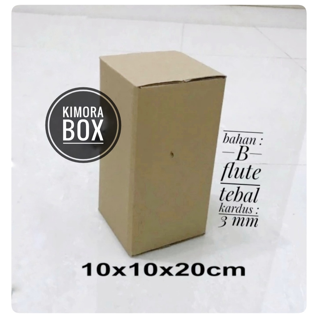 

Kardus karton uk. 10x10x20 cm Kotak Box ST untuk packing Souvenir