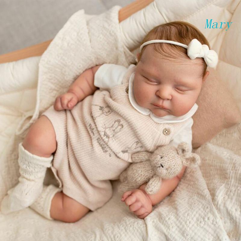 Mary Unfinished Baby Novelty Toy Reborn Girl Cocok Untuk Bayi Newborn Baby DIY Reborn Kits Mainan Hadiah Untuk Pemula