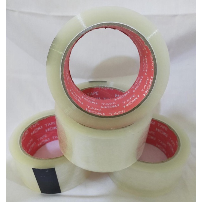 

hanya disini] Lakban Bening Isolasi Bening Selotip Bening hoky tape lakban coklat