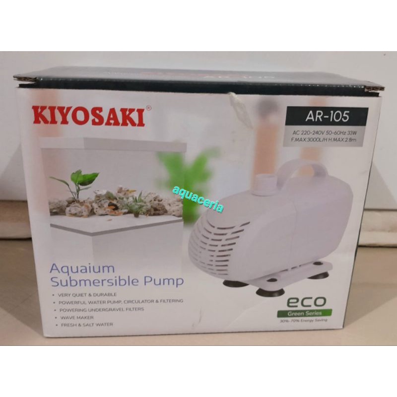 mesin pompa celup air kolam aquarium Kiyosaki AR 105 terlaris