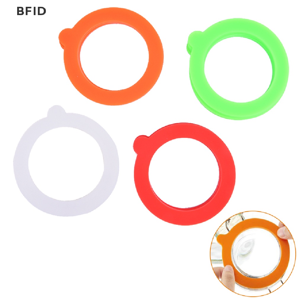 [BFID] 5pcs Gasket Toples Silikon Food Storege Jars Pengganti Kedap Udara Anti Bocor [ID]