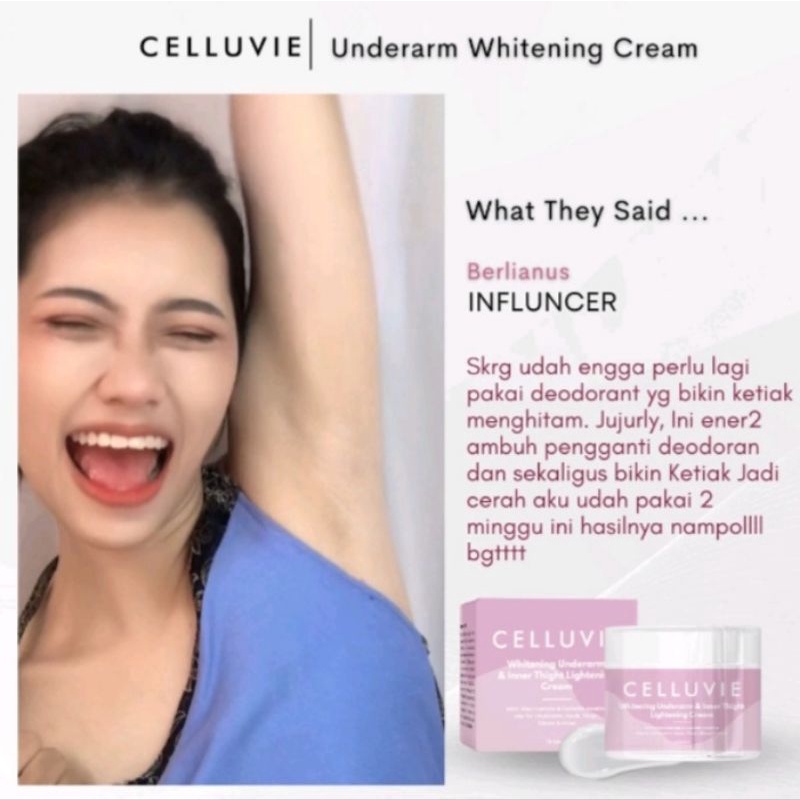 CELLUVIE PEMUTIH KETIAK DAN SELANGKANGAN UNDERARM WHITENING ORIGINAL