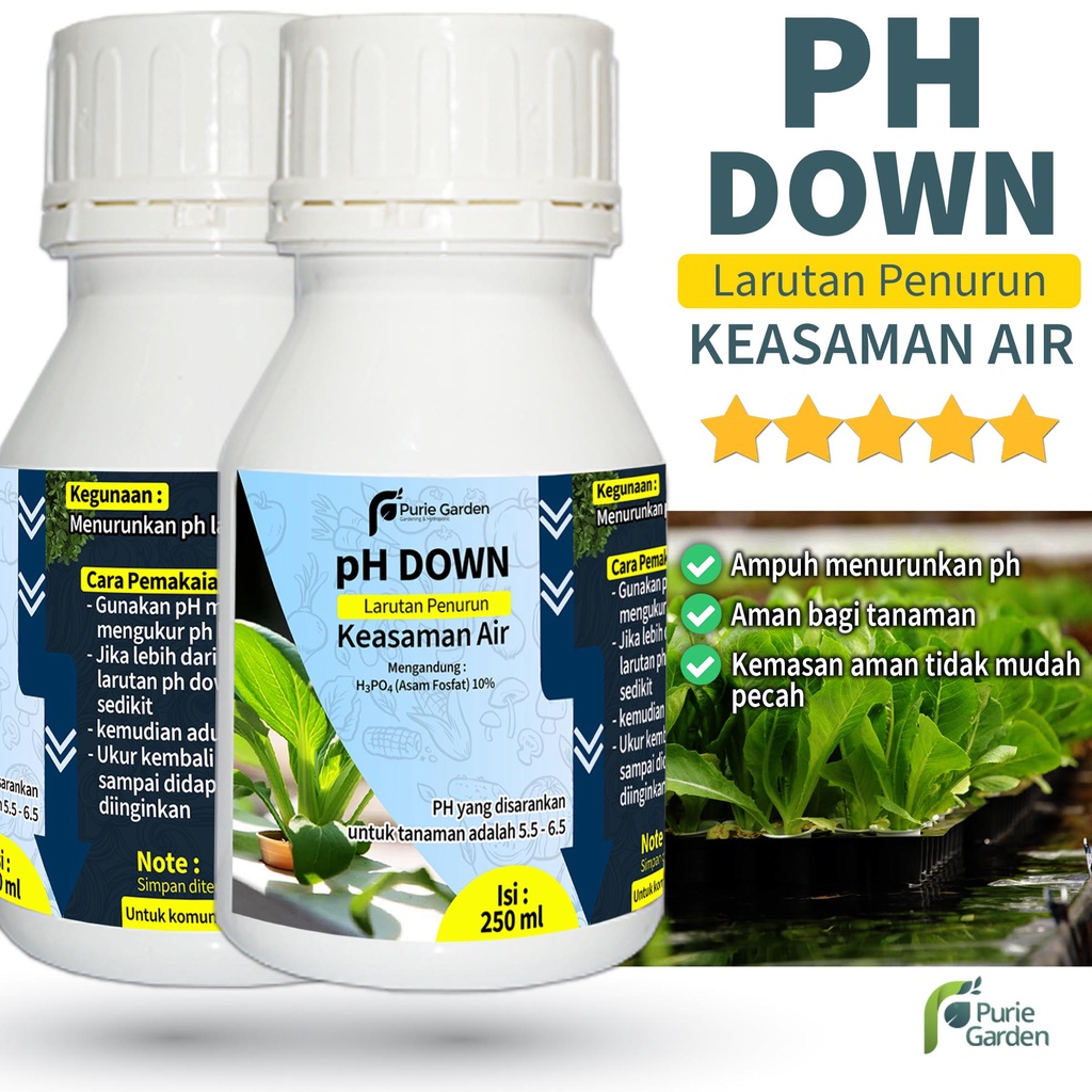 PH DOWN Hidroponik 250ml PG KDR