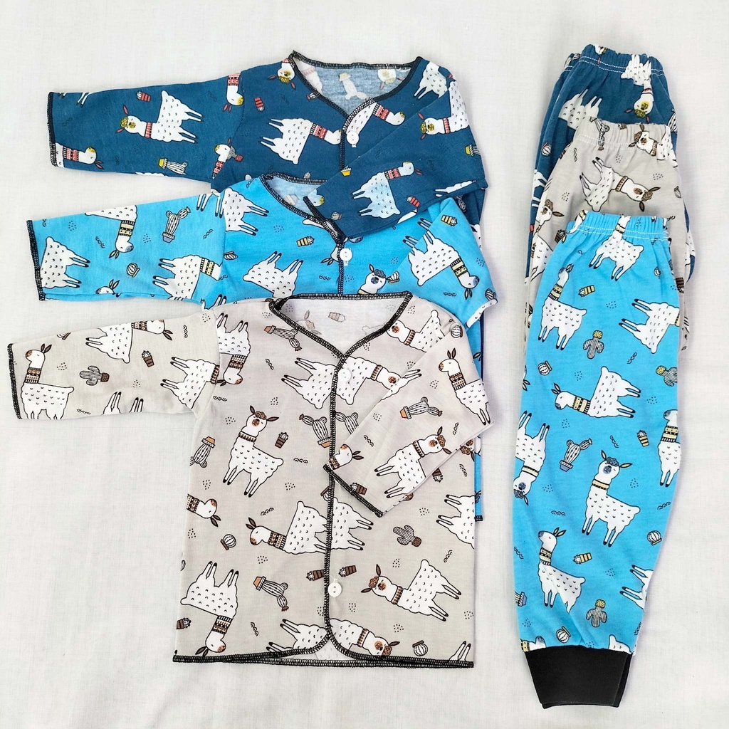 Setelan Baju Bayi Lengan Panjang SNI Newborn Baru Lahir Laki Laki Perempua
