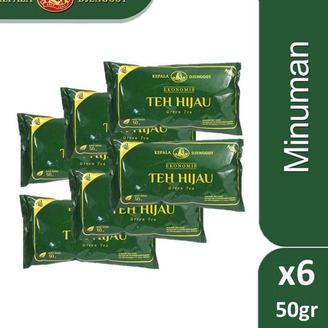 

trxB6n1M Teh Hijau Kepala Djenggot Sachet 50 gr x 6 Pcs