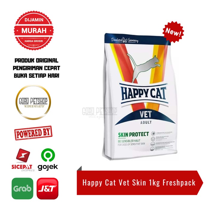 Happy Cat Vet Skin 1kg Freshpack Makanan Kucing Happy Cat Skin 1kg
