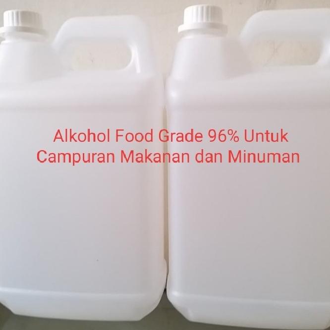 Promo alkohol 96% food grade untuk campuran makanan dan minuman/5 liter