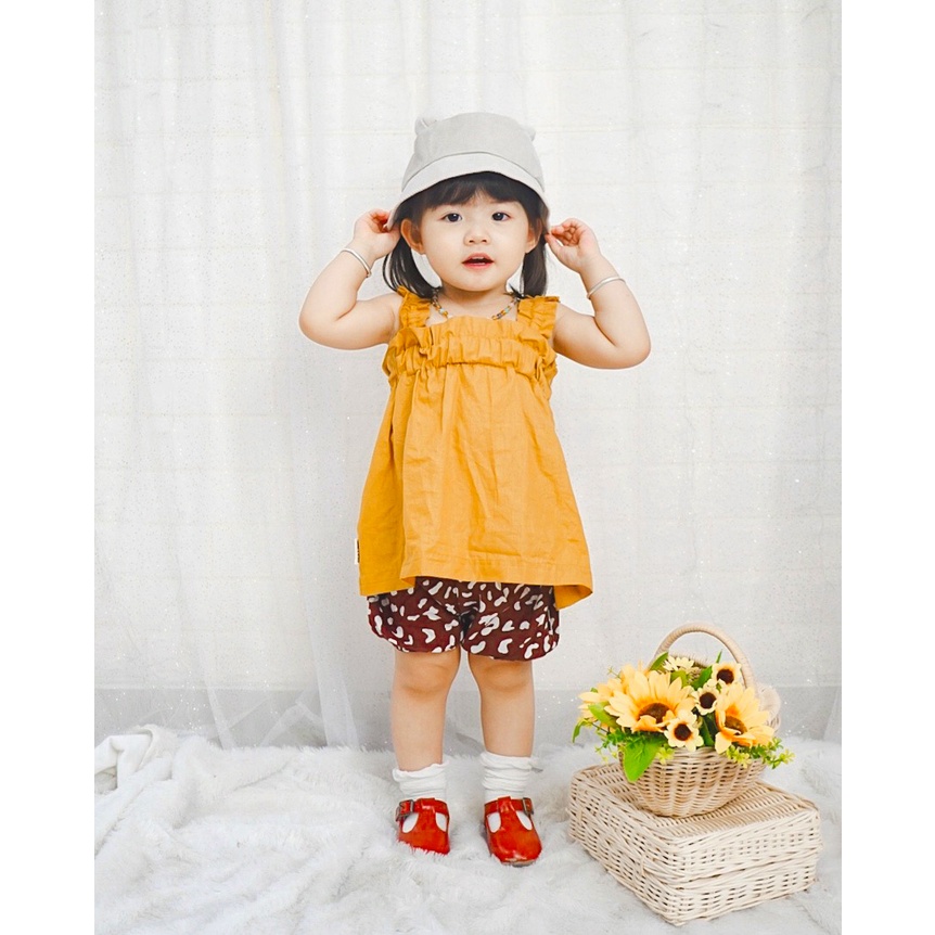 Summer Top 1-4 Tahun Atasan Ruffle Anak Perempuan SNB Blouse Fashion CBKS