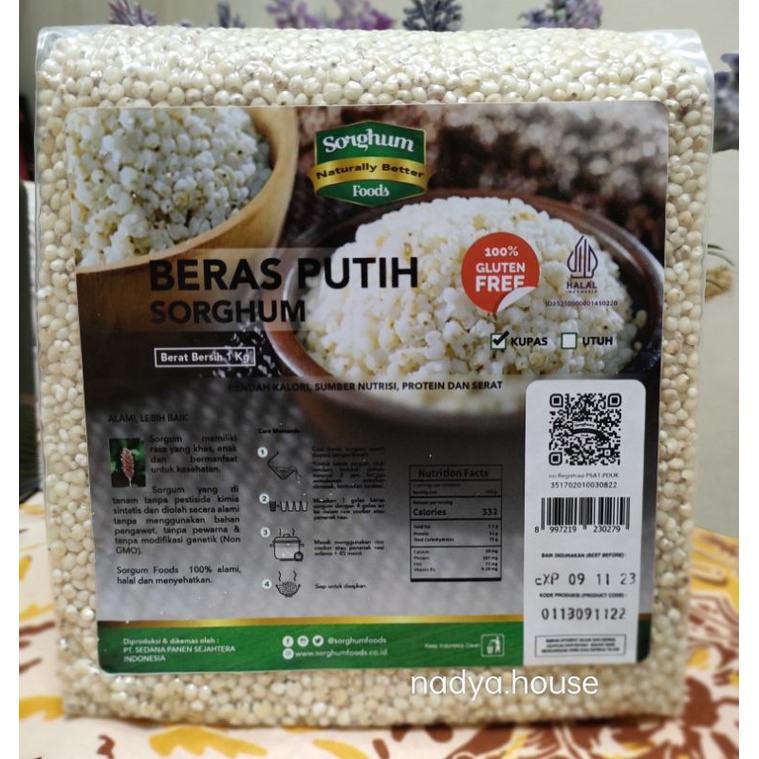 

Beras Sorghum Putih Kupas Beras Sorgum 1 kg