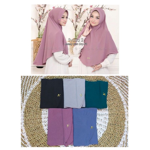 Bergo Jumbo Syaza kimikey,,Hijab Instan