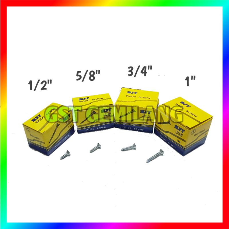 SEKRUP SJT BAUT CACING JF 6X1/2 6X5/8 6X3/4 6X1