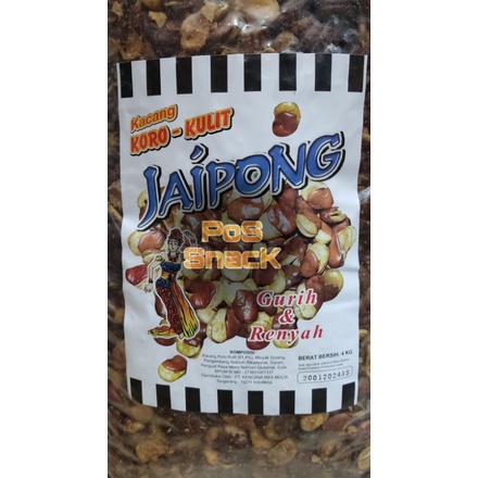 

Kacang Koro Kulit 500 Gram Gurih Asin