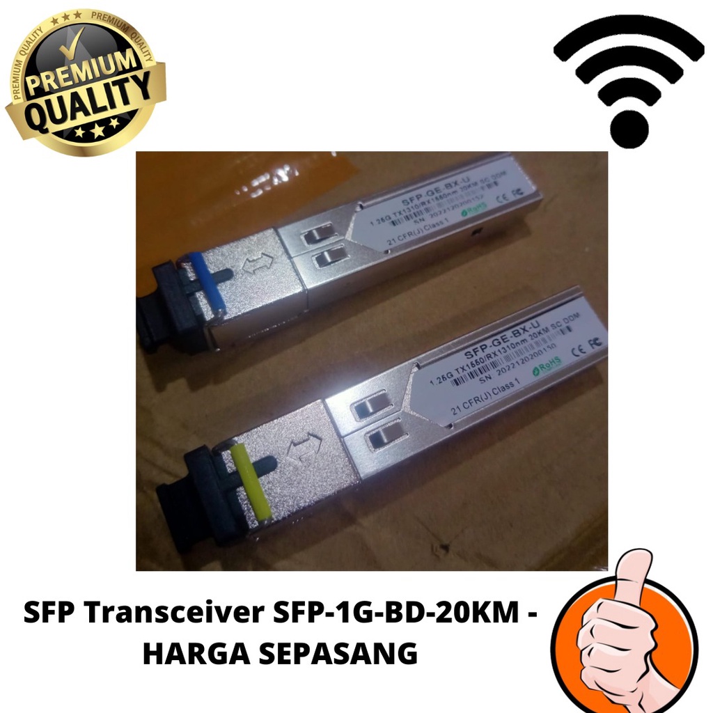 SFP Transceiver SFP-1G-BD-20KM/40KM - HARGA SEPASANG