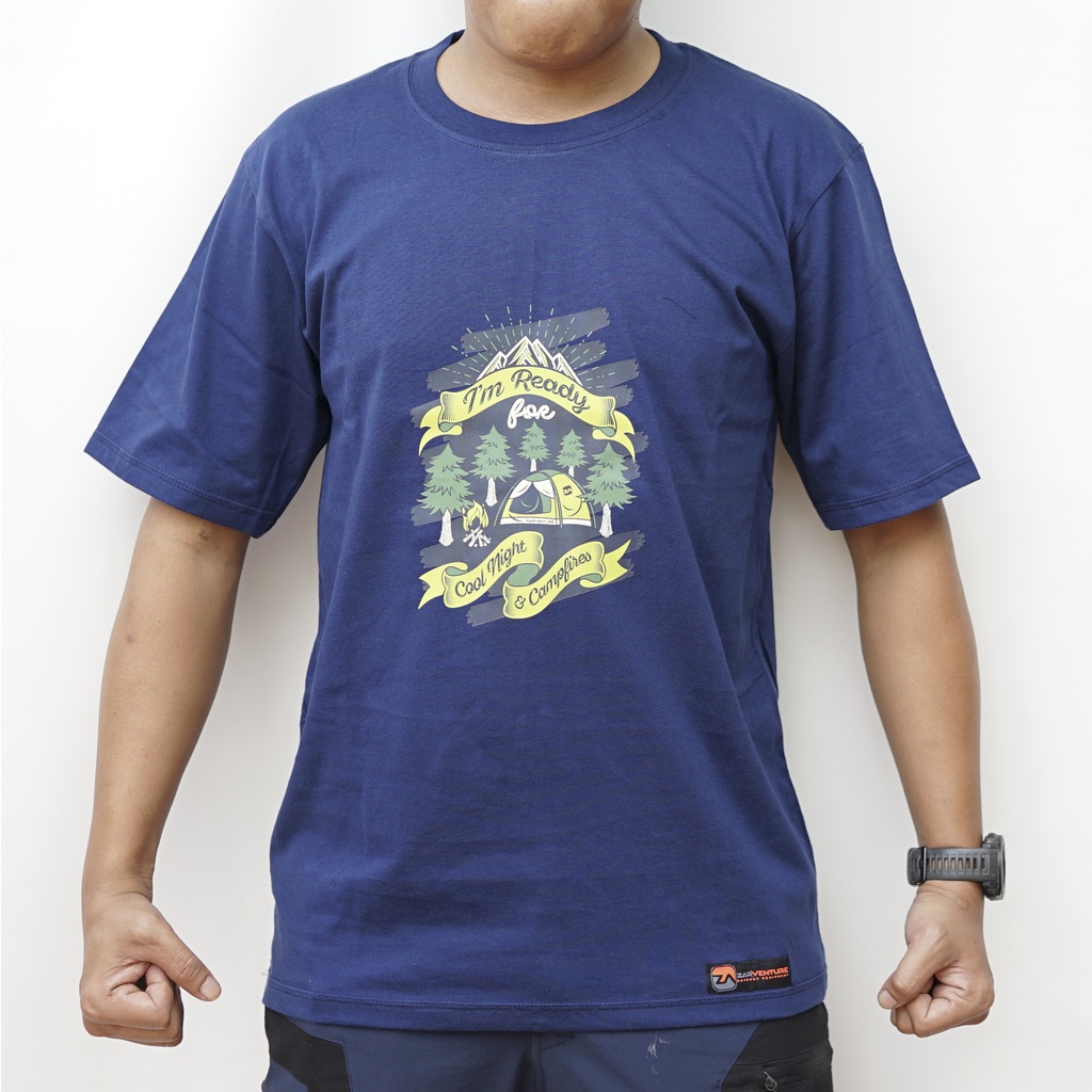 kaos tshirt tema adventure hiking zarventure 1017