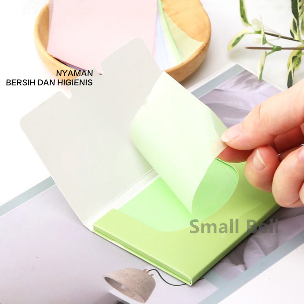 [SmallBell SHOP]TISSUE WAJAH PENYERAP MINYAK / OIL CONTROL PAPER ISI 100 LEMBAR/TISSUE PEMBERSIH WAJAH