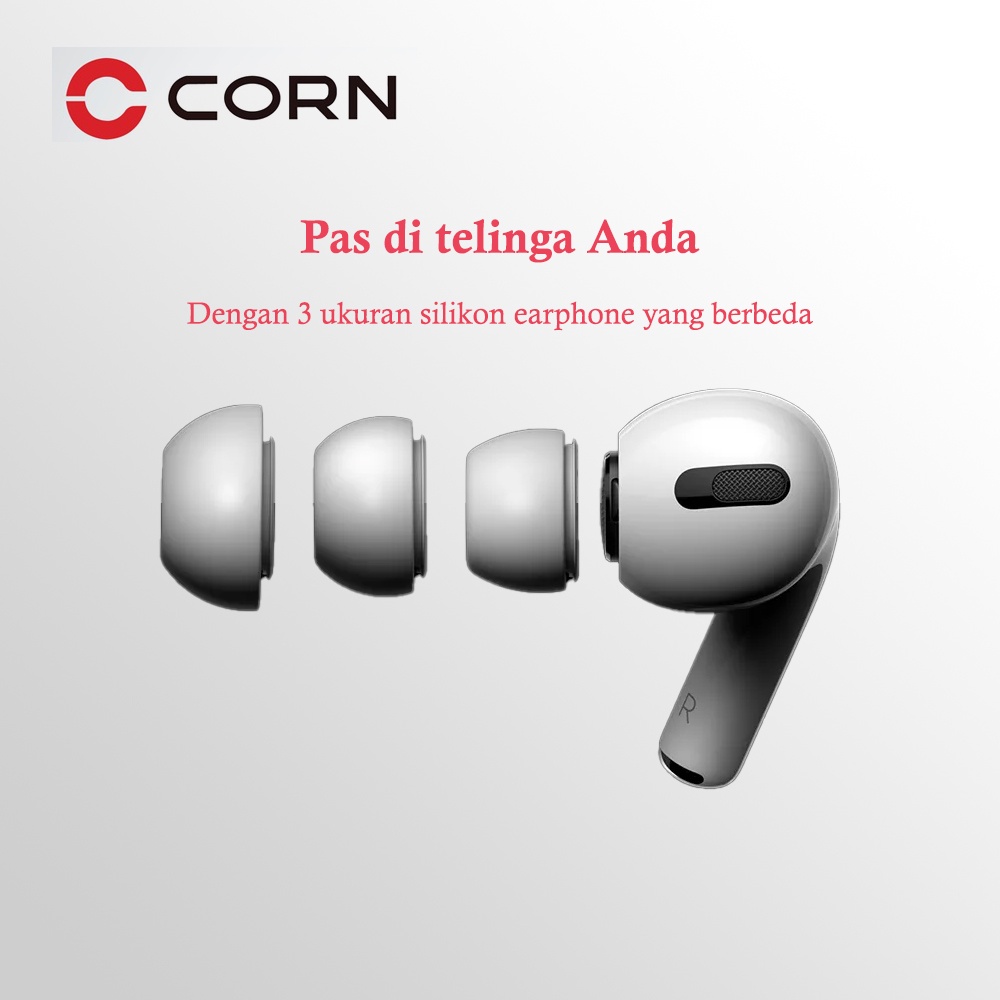 CORN EB015Pro Earphone Bluetooth 5.0 Nirkabel Wireless Earbud True Wireless Stereo Earbuds Original Resmi Headset Android IOS (Gratis Casing)