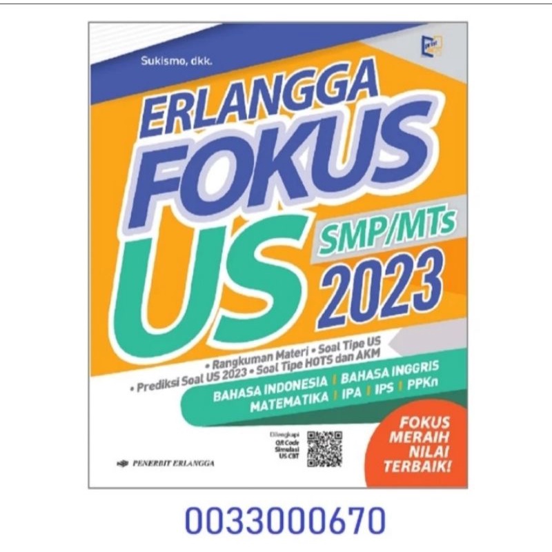 ORI buku teks Erlangga FOKUS US SMP/Mts kelas 9 edisi 2023