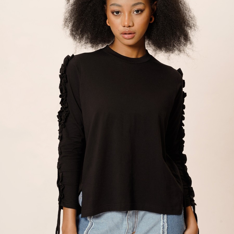 AGNI - Blushed Top Black