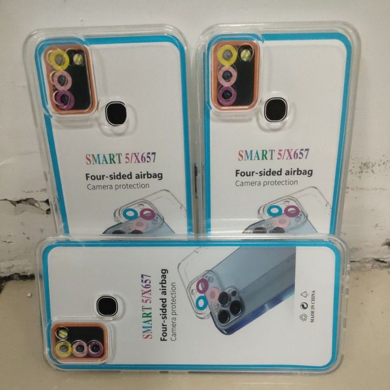 Softcase case slikon kondom bening type Hp INFINIX SMART 5/SMART 6/HOT 8/8 LITE/HOT 12/HOT 10 PLAY/HOT 11 PLAY/HOT 12 PLAY/HOT 11/SMART 6 NFC/SMART 4/HOT 10/HOT 9 PLAY clear bag SPACE TPU pelindung camera kamera