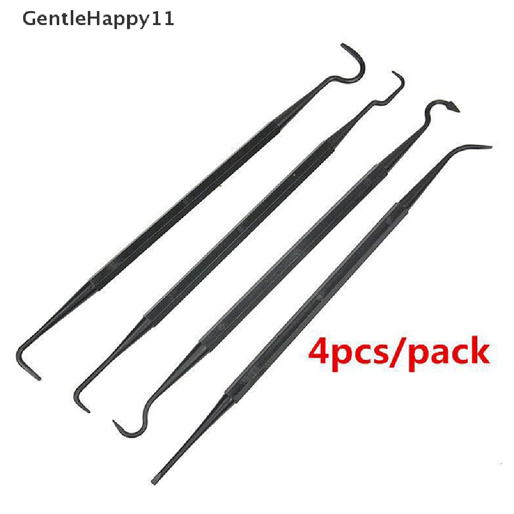 Gentlehappy 4pcs Serbaguna Alat Pembersih Detailing Mobil Nylon Pick Set Gun Cleaning Outdoor Hung Double-headed Hook Clean Accessories Auto Detailing Tools id