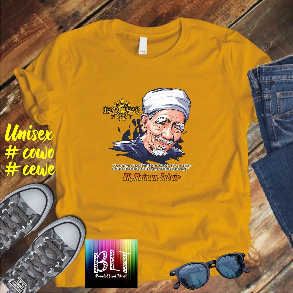 Cod Diskon Promo Gratis Ongkir/Kaos DTF KH MAIMUN ULAMA NU Kaos Pria Distro /Kaos Murah Kaos katun/Pakaian Pria  Pakaian Wanita Kaos Viral/Best Seller