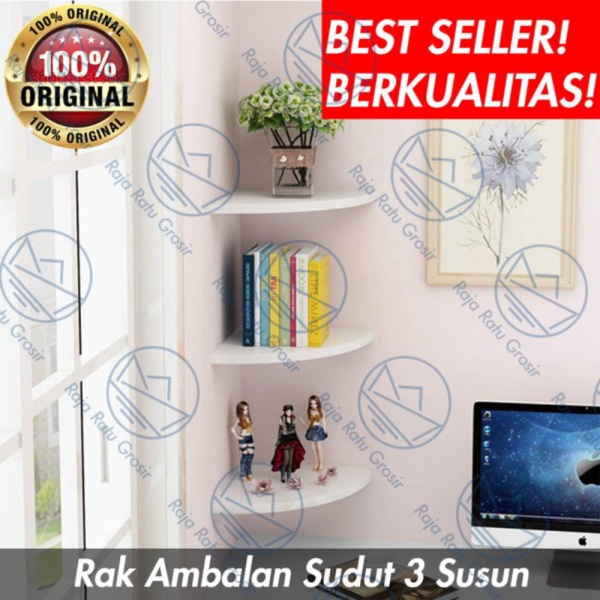 AMBALAN RAK DEKORASI TIDUR Promo SUDUT RUANG Murah S046 TAMU DINDING HIASAN KAMAR