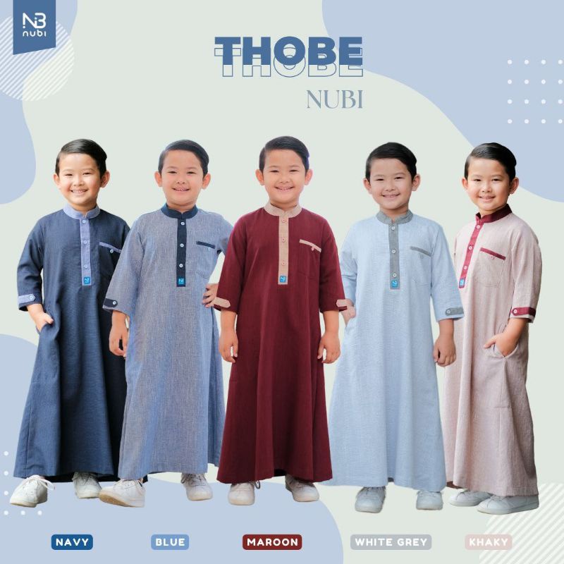 Jubah Anak Laki laki Thobe by Nubi