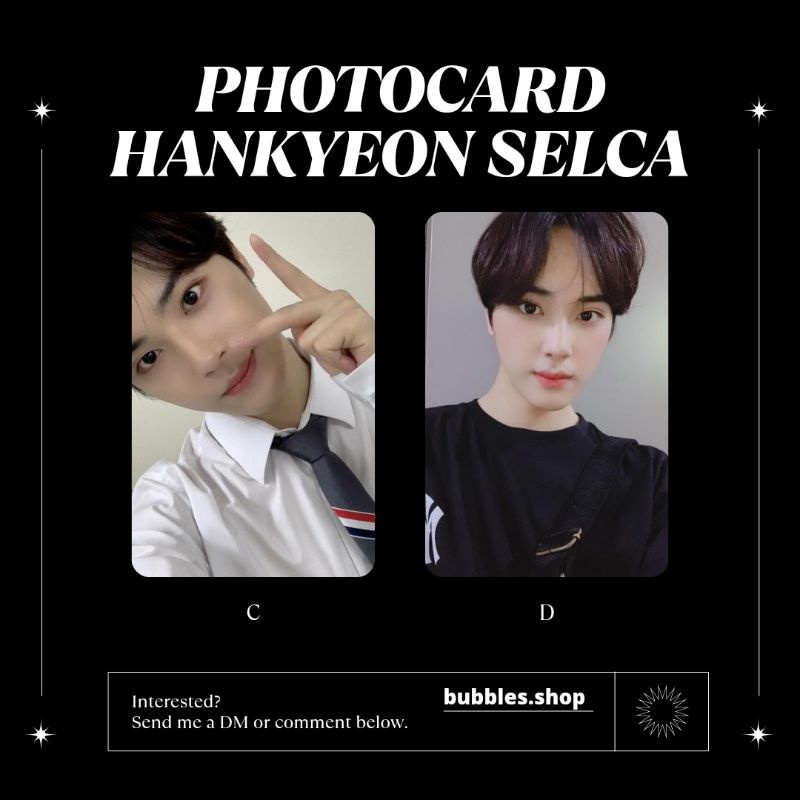 PHOTOCARD UNOFFICIAL HANKYEON THE BOYZ SELCA