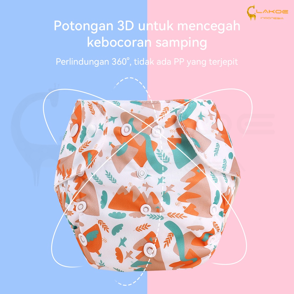 Popok Kain Clodi Bayi cuci ulang cloth diaper newborn