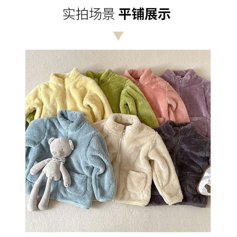 Jaket anak anak laki laki perempuan jaket bulu anak distro 1-8 Tahun