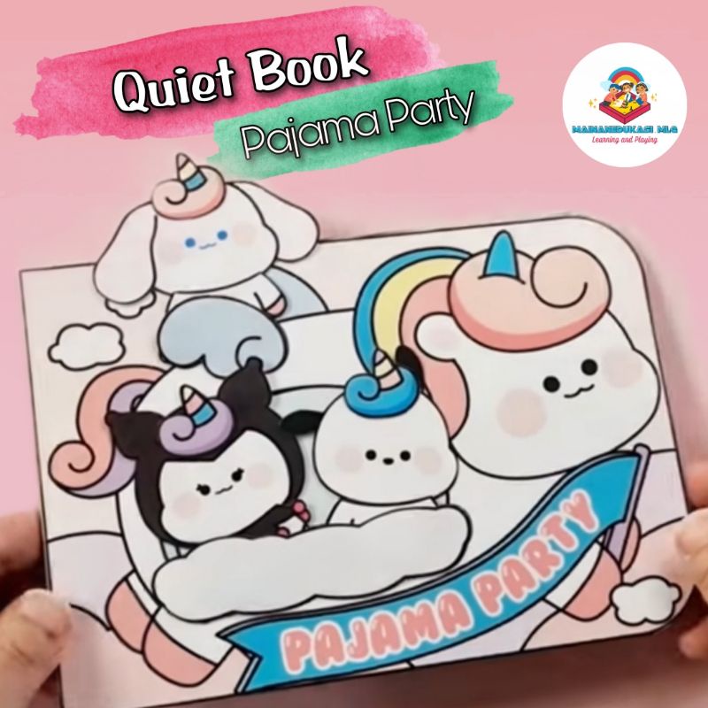 Paper Doll - Quiet Book - Pajama Party