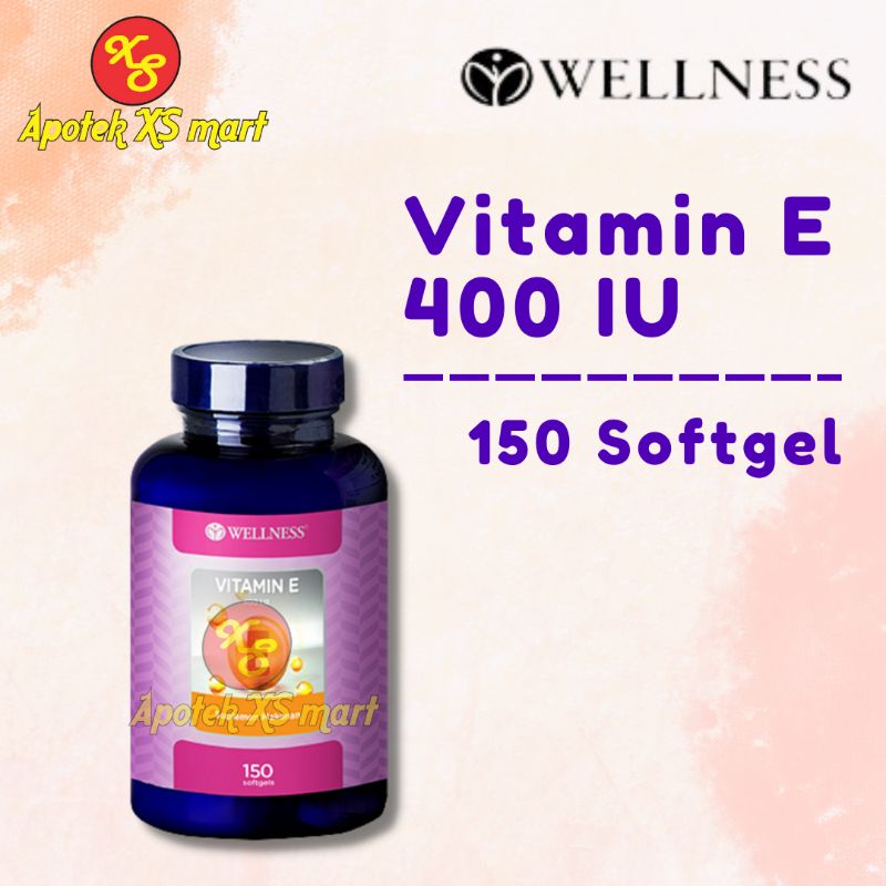WELLNESS VITAMIN E 400 IU @150 – MEMENUHI KEBUTUHAN VITAMIN E