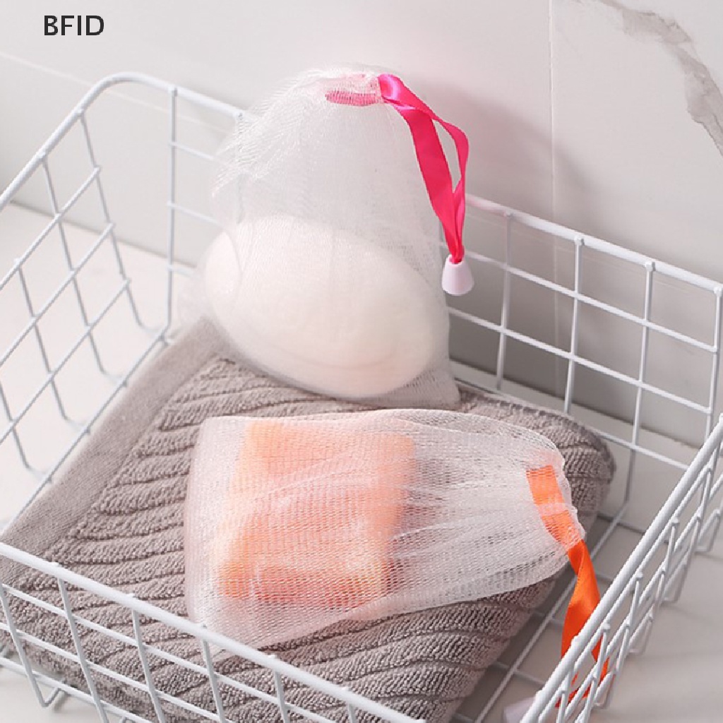 [BFID] Soap Mesh Bag Jaring Jaring Untuk Membusakan Membersihkan Jaring Sabun Mandi [ID]