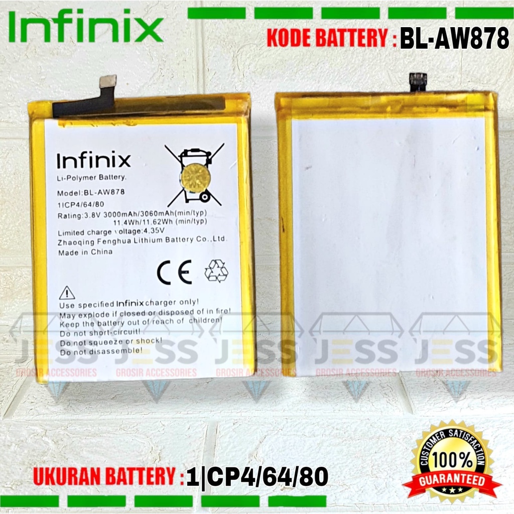 Baterai Battery Original INFINIX SMART X5010 , BL-AW878 BL AW878 - Putih