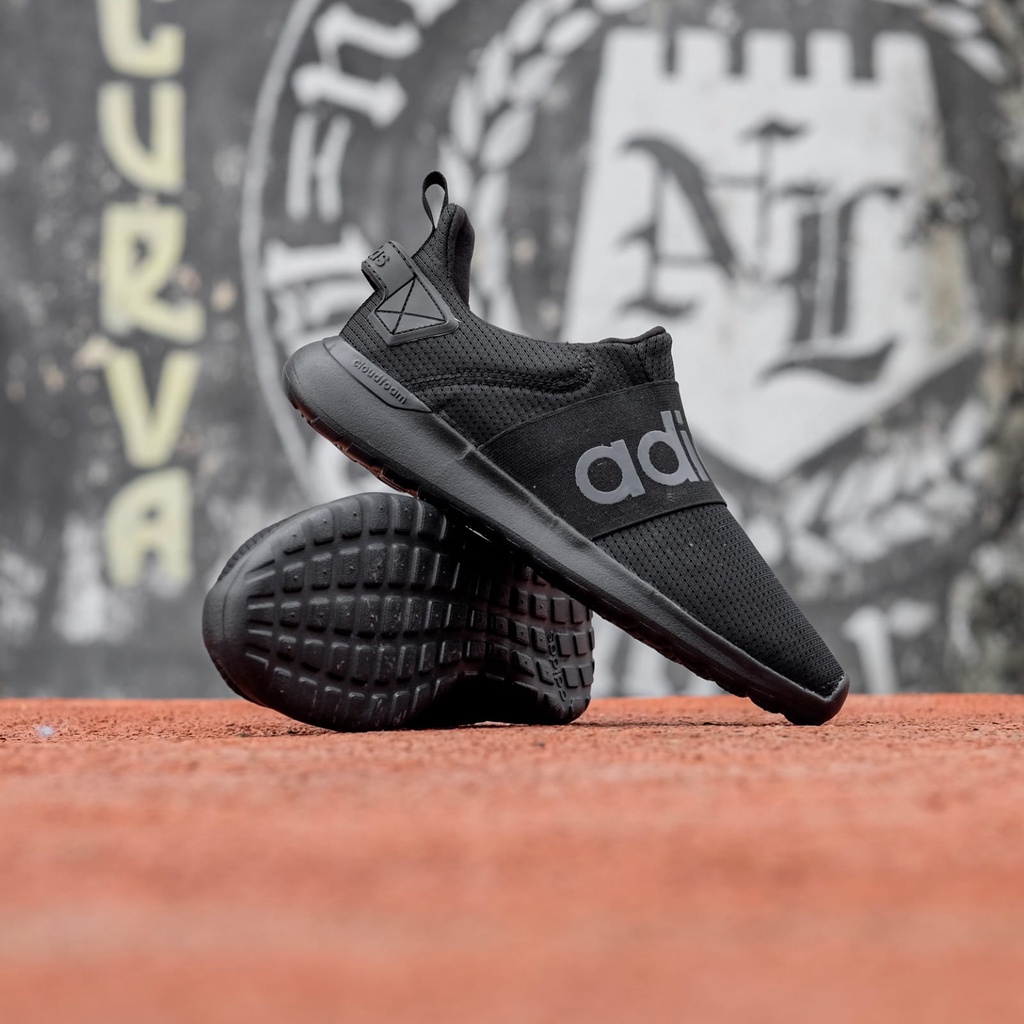 Sepatu Olahraga Pria Wanita 4ds Cloudfoam Lite Racer Slip On Fullblack | Sepatu Slip On | Slip on Pr