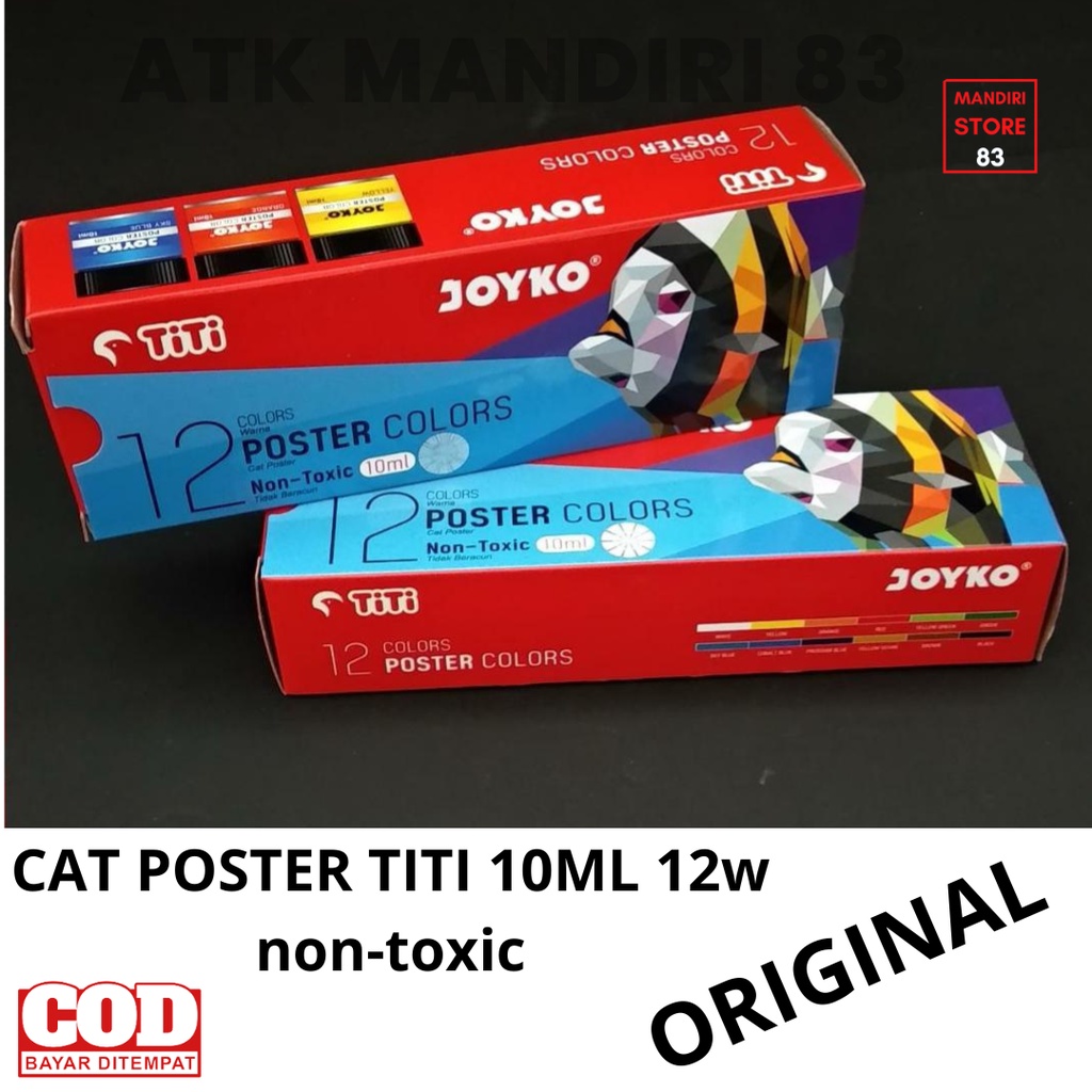 

CAT POSTER TITI 10ML 12WARNA