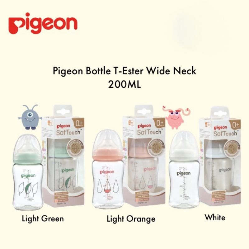 PIGEON SOFTOUCH T-ESTER WIDE NECK
