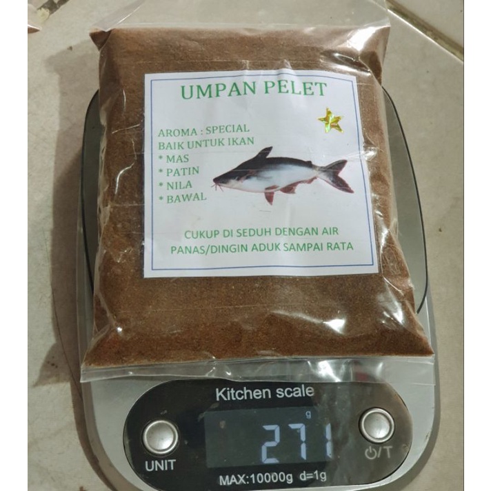 UMPAN PELET PATIN 1, PATIN 2, UDANG /PELET UMPAN NILA EMAS BAWAL PATIN