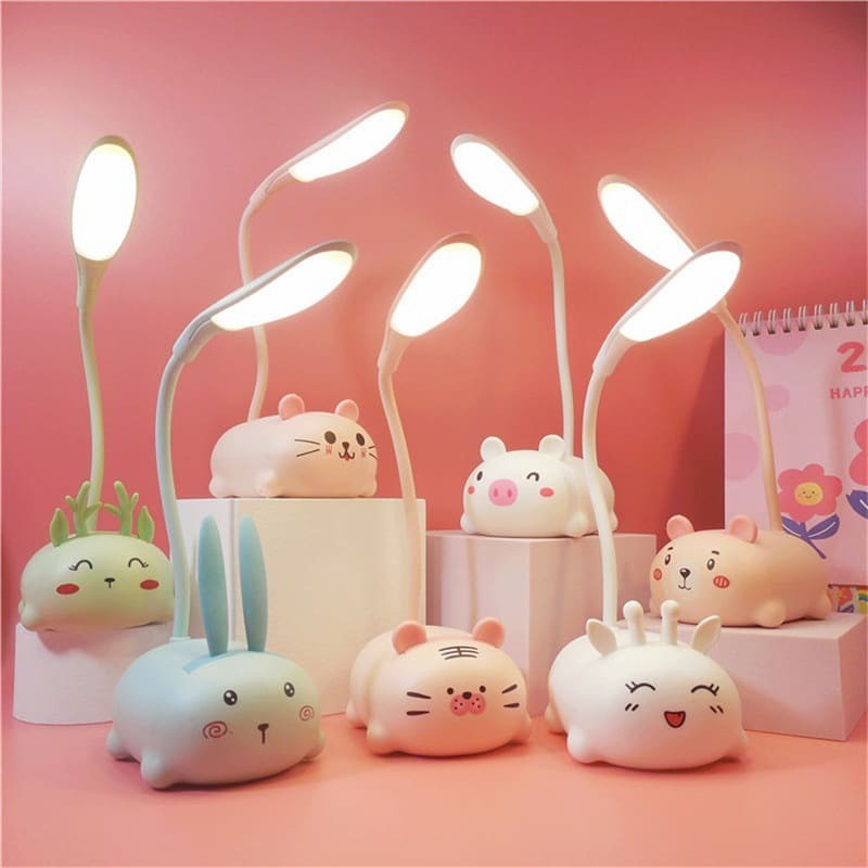 Trend-Lampu Belajar Portable / Lampu Meja Karakter / Lampu Meja Boneka