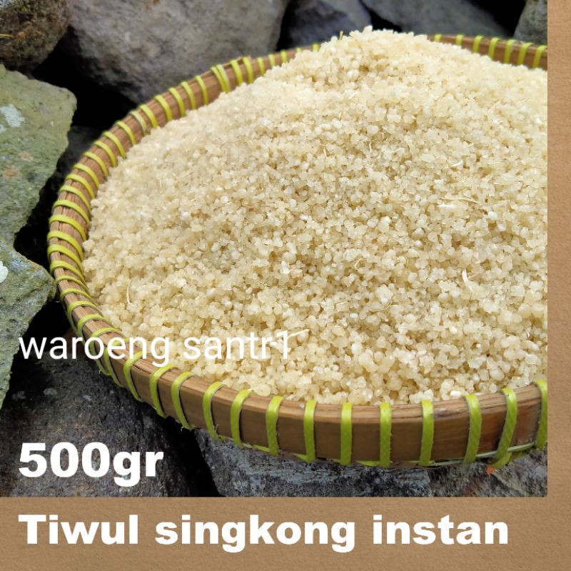 

Beras nasi oyek tiwul singkong instan asli wonosobo 500gram