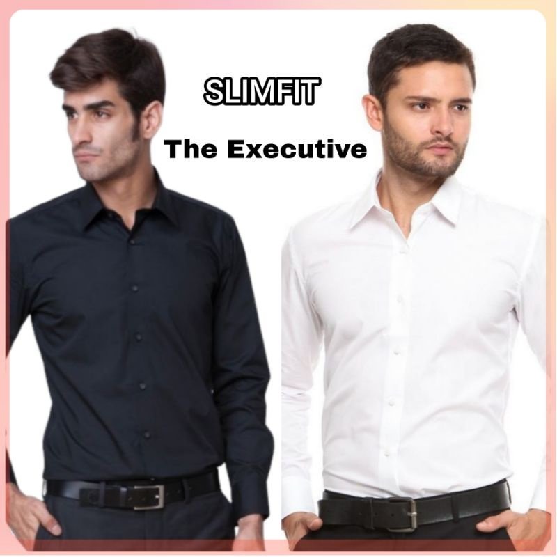 THE EXECUTIVE KEMEJA PRIA  LENGAN PANJANG SLIM FIT IDR 279900