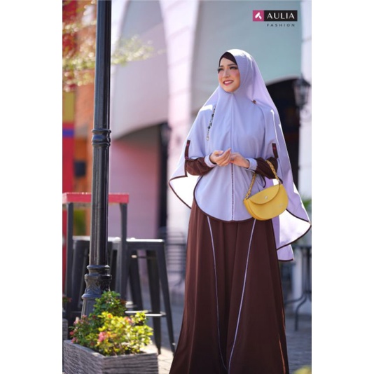 SET GAMIS SYAR'I AULIA FASHION SHAKILA COFFEE VELMILO