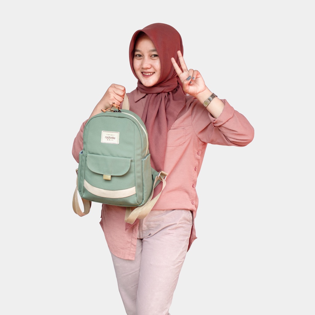 Rochinku Harumi Series Backpack Tas Ransel Mini Sekolah Kantor