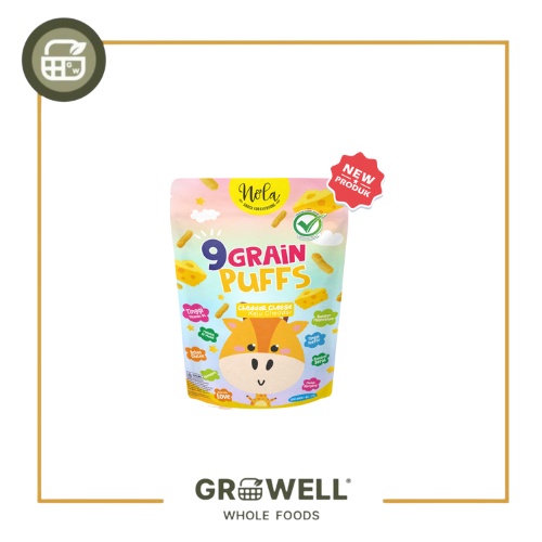

9 GRAIN PUFFS CHEDDAR CHEESE 25GR
