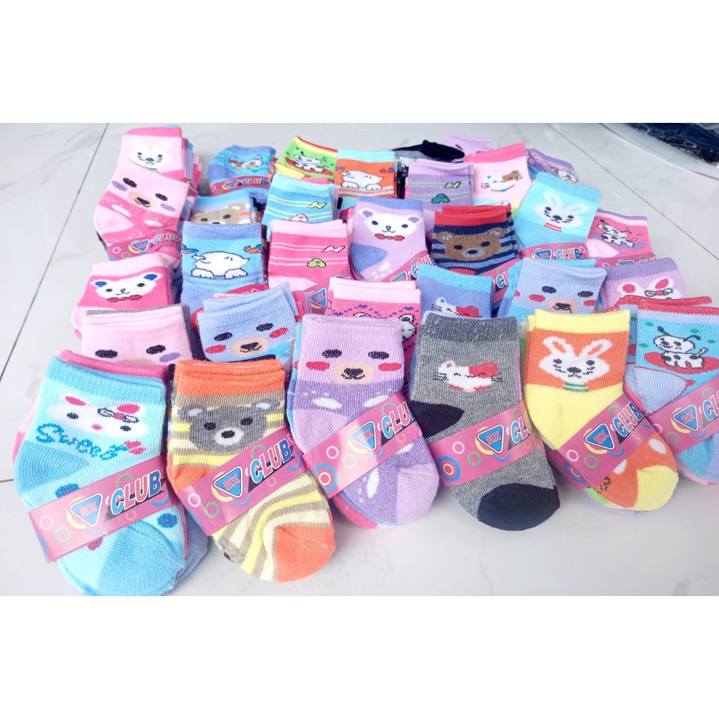 KAOS KAKI BAYI 0 - 6 BLN, KAOS KAKI BAYI LUCU