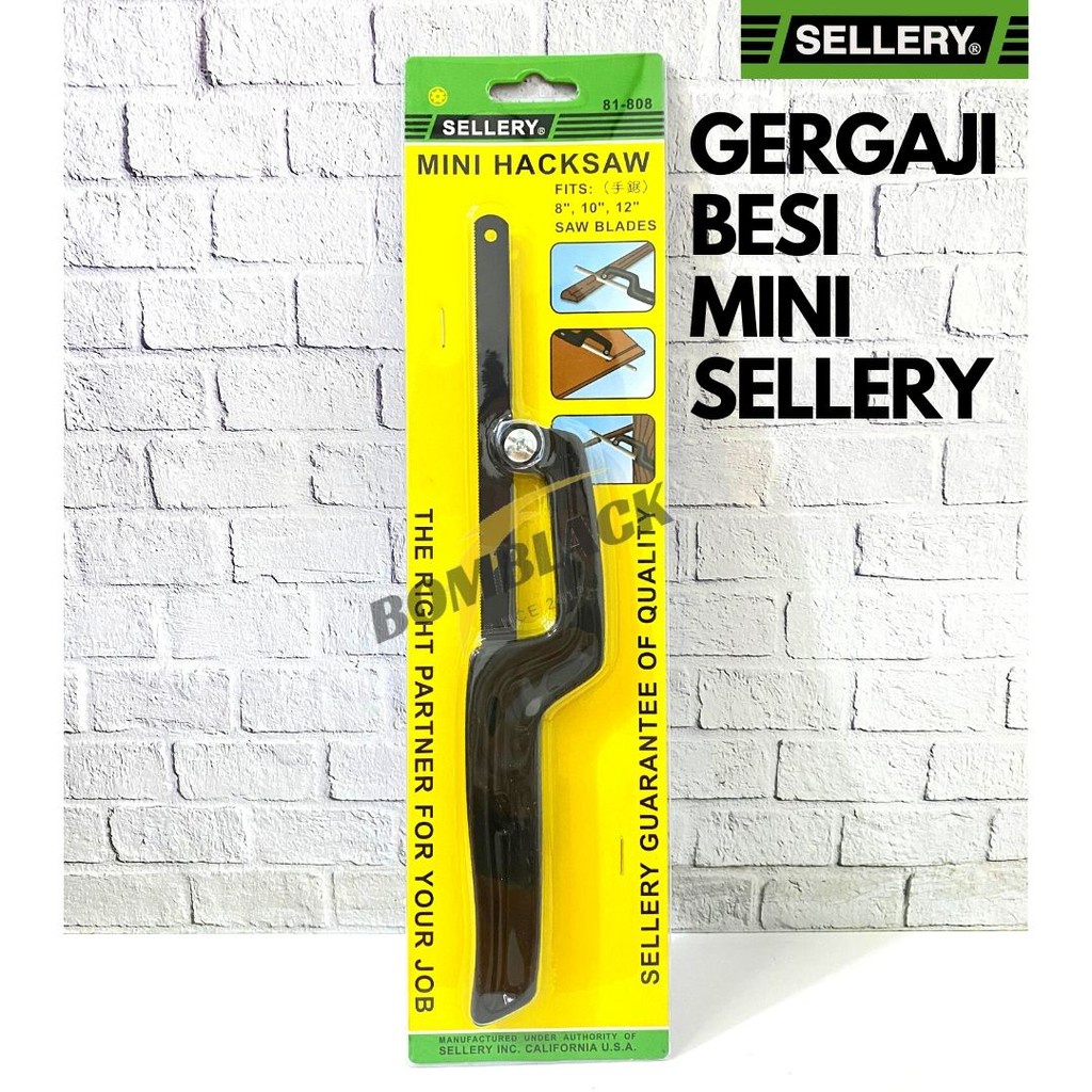 Gergaji besi gagang sellery gergaji mini mini hacksaw sellery